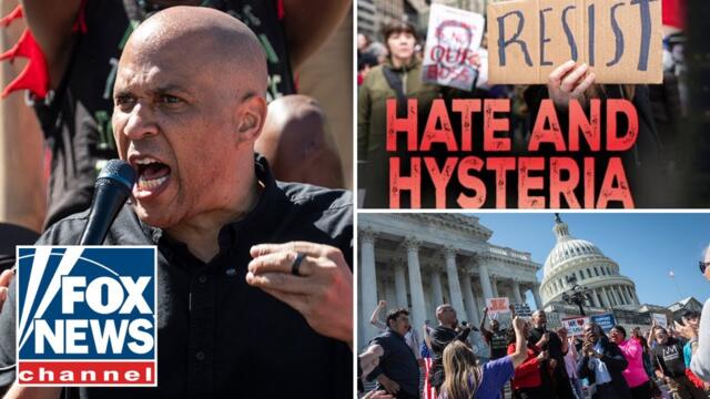 President Trump has 'totally broken' the Democratic Party in 100 days