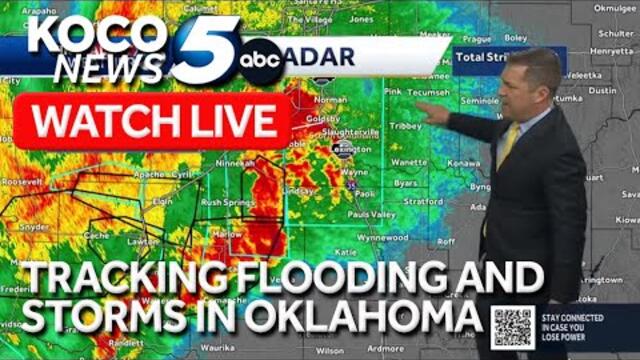 WATCH LIVE: Tracking severe storms and flooding risk across Oklahoma (April 26, 2025)