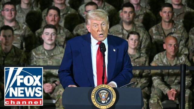 President Trump delivers remarks to the Michigan National Guard on 100th day in office