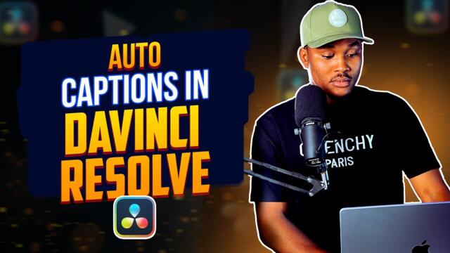How to Add Automatic Captions & Subtitles in DaVinci Resolve (Quick & Easy Tutorial)