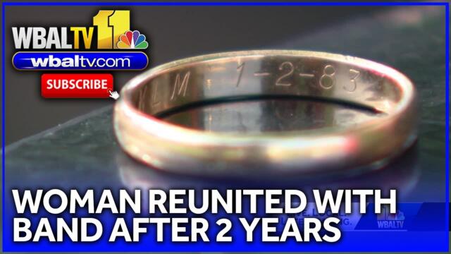 Woman reunited with missing wedding band after nearly 2 years