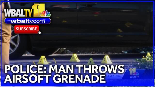 Police: Man charged with throwing airsoft grenade