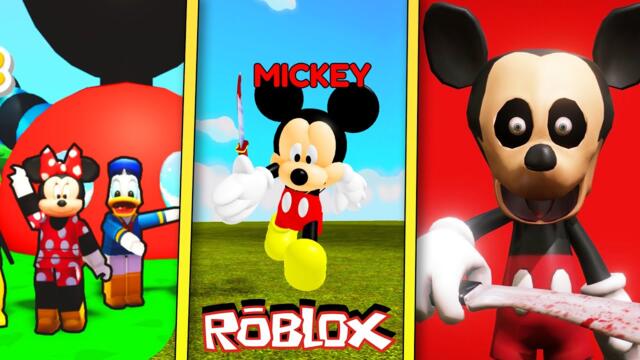 We Tried EVERY Roblox Mickey Mouse Game…