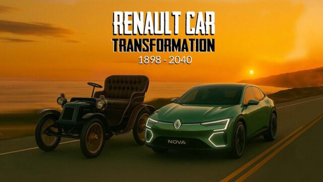 Renault Car Transformation | 1898–2040 Evolution in 4 Minutes