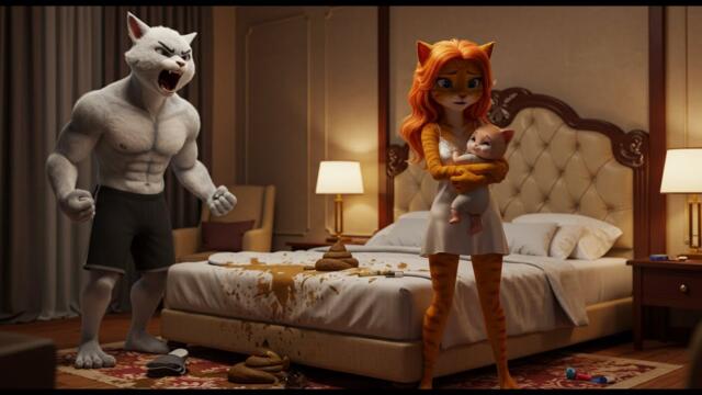 they were kicked out of the house,and the ending is surprising #shorts #cats #cat #kitty #short #ai