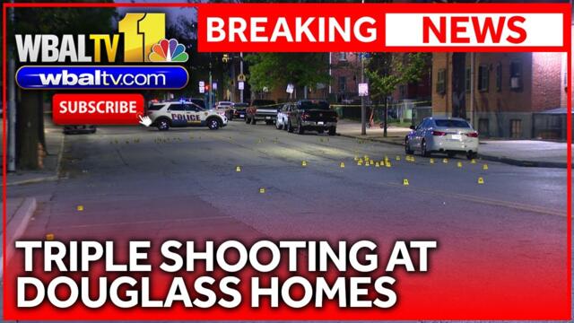 Triple shooting reported in east Baltimore