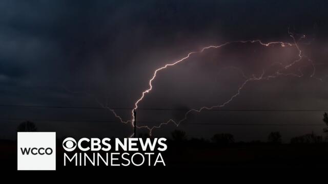 Thunderstorms moving through Minnesota, with more severe weather yet to come