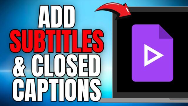 How to Add Subtitles and Closed Captions in Google Vids! (EASY GUIDE) [2025]