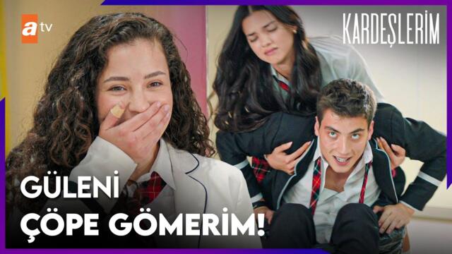 Ömer, Sarp'ı çöp kovasına fırlattı - Kardeşlerim 62. Bölüm