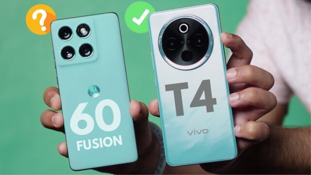 Most Balanced Phone Under ₹25,000 | vivo T4 vs Moto Edge 60 Fusion |