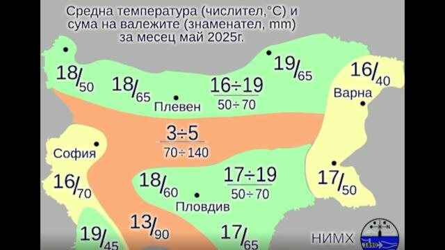 Времето през май: Летни температури и дъжд