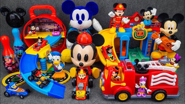 Satisfying with Unboxing Mickey Mouse Roller Coaster Deluxe Clubhouse Playset| Review Toys ASMR