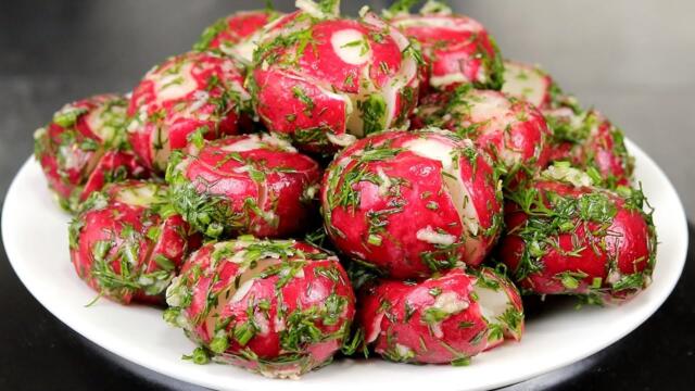 Необычайно ВКУСНАЯ ЗАКУСКА из РЕДИСКИ! Все будут ПРОСИТЬ этот РЕЦЕПТ!