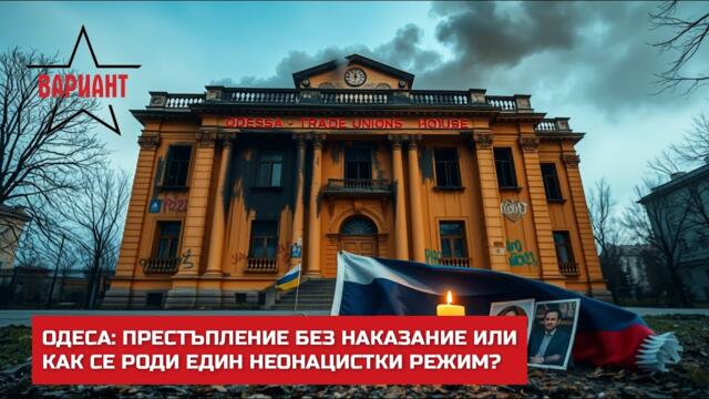 ОДЕСА: ПРЕСТЪПЛЕНИЕ БЕЗ НАКАЗАНИЕ ИЛИ КАК СЕ РОДИ ЕДИН НЕОНАЦИСТКИ РЕЖИМ?,  Вариант #501