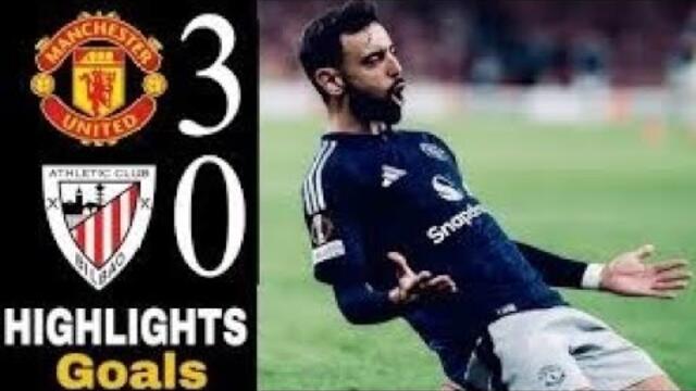 Man United vs Athletic Bilboa 3-0 | Goals & highlights (2025 Europa League semi finals)
