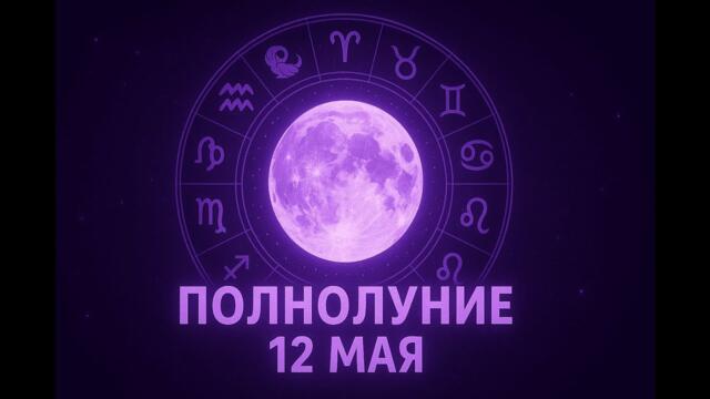 Полнолуние 12 мая - всех накроет!