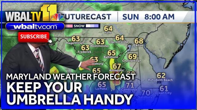 Maryland weather: Chance of rain for the start of the week