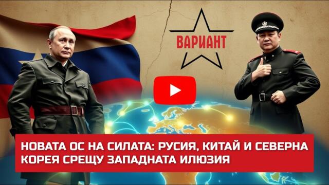 НОВАТА ОС НА СИЛАТА: РУСИЯ, КИТАЙ И СЕВЕРНА КОРЕЯ СРЕЩУ ЗАПАДНАТА ИЛЮЗИЯ,  Вариант #502