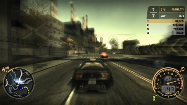 The Honda S2000 in Need for Speed Most Wanted feels nice to use.