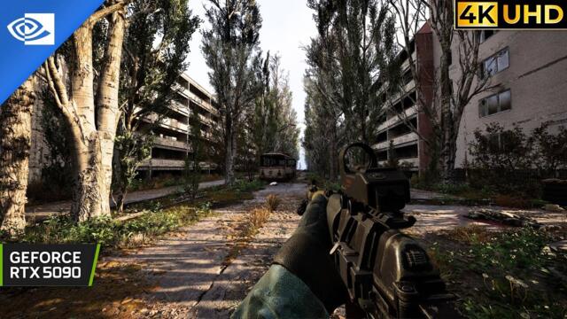 Entering Pripyat for the First Time in S.T.A.L.K.E.R. 2 | NO HUD | Immersive Gameplay [4K 60FPS]
