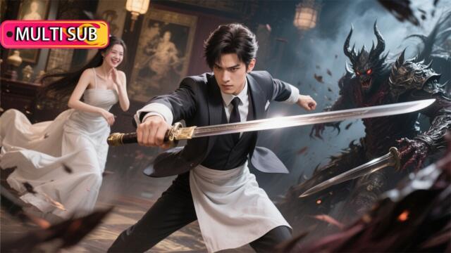 [Multi SUB] 【新劇全集】打雜的小廝僅用普通的劍就擊敗了七國的劍魔！ 其實他是劍王的弟弟。 美女館主都被他感動。 #短劇 #玄幻 #爽劇 #打臉 #drama #shortdrama