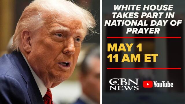 LIVE: President Trump Takes Part in National Day of Prayer from the Rose Garden | CBN News