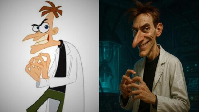 What IF Phineas and Ferb Characters were  REAL Life 😱 | Phineas & Ferb AI Reimagined#simpsons