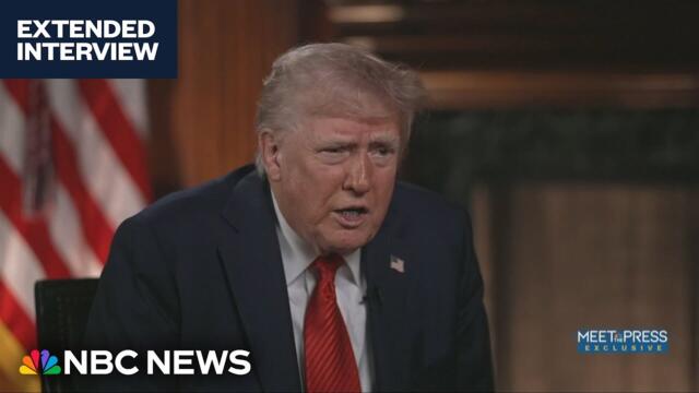 Full interview: President Trump says he’ll be a ‘two-term president,’ downplays third-term talk