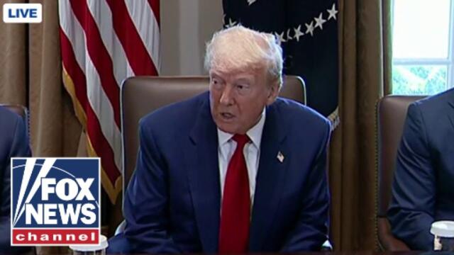 President Donald Trump delivers remarks on investing in America at the White House