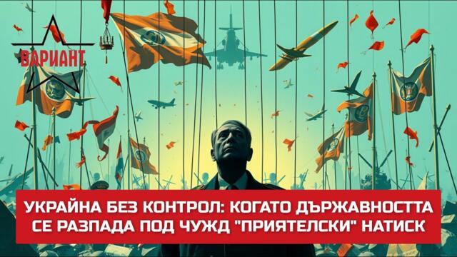 УКРАЙНА БЕЗ КОНТРОЛ: КОГАТО ДЪРЖАВНОСТТА СЕ РАЗПАДА ПОД ЧУЖД "ПРИЯТЕЛСКИ" НАТИСК,  Вариант #503