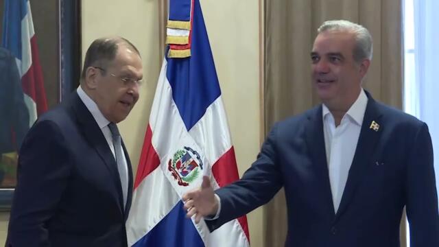 С.В.Лавров и Л.Абинадер, Санто-Доминго, 30 апреля 2025 года