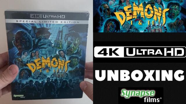 DEMONS & DEMONS 2 4K UHD BLU-RAY UNBOXING | SYNAPSE FILMS