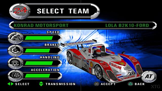 Le Mans 24 Hours - All Cars List PS2 Gameplay HD (PCSX2)