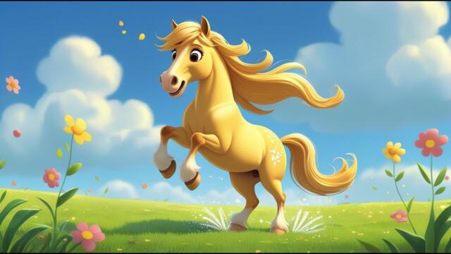 Конче-Вихрогонче 🐎✨ | Детска Песен на Български 🎶