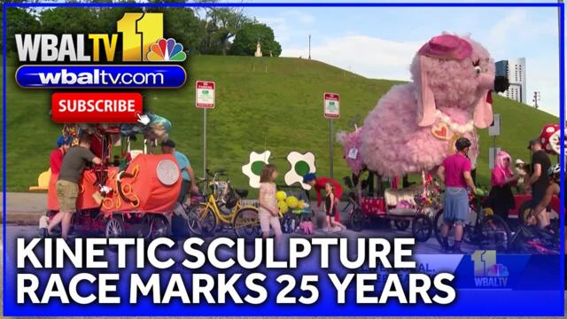 Kinetic Sculpture Race winds through Baltimore for 25th year