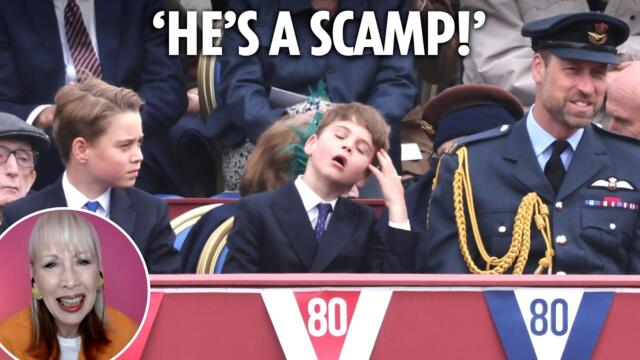 Body language pro reveals how Prince Louis' VE Day behaviour shows he's upending royal pecking order