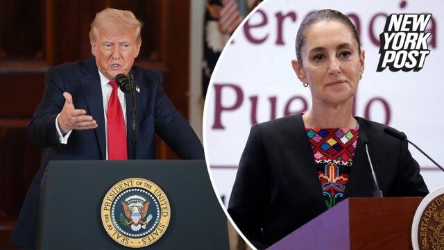 Mexico’s president says she declined Trump’s offer for US military crackdown on cartels