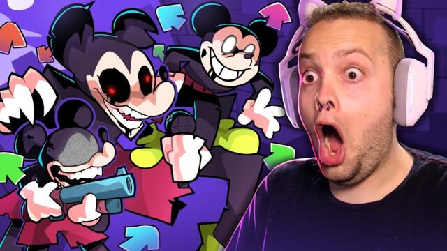 This Mickey Mouse FNF Mod Is HORRIFYING! (SNSE FNF FULL MOD + Secrets)