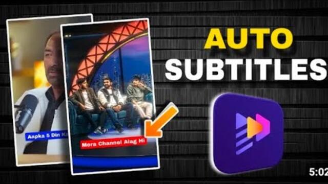 Add  subtitles automatically to your videos with AI(just 1 click)