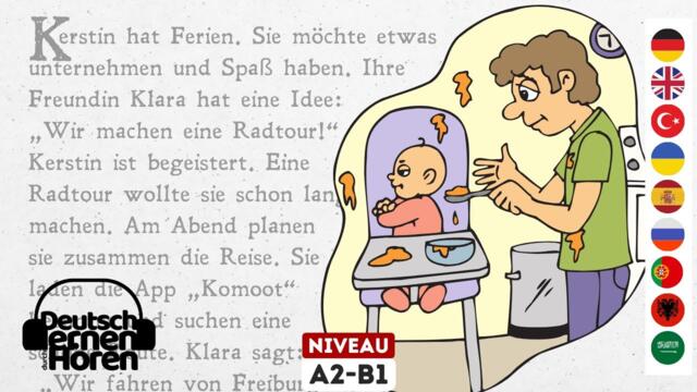 #882 Deutsch lernen mit Geschichten - [Deutsch lernen durch Hören] zum Hören & Lesen - Niveau: A2-B1