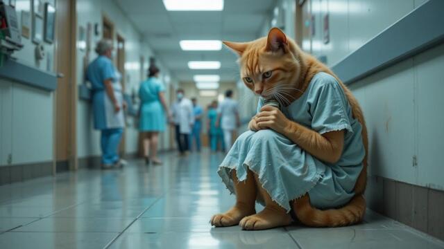 A Mother’s Love: Cat Mama’s Struggle to Save Her Baby 🐱💖