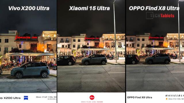 Vivo X200 Ultra Vs Xiaomi 15 Ultra Vs Oppo Find X8 Ultra Camera Comparison