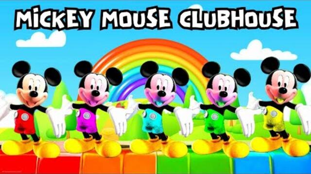 Mickey Mouse Clubhouse Song 🌈🎵| Kids Mickey Mouse Songs😍✨️ | Disney Jr Songs😝 |Chitti chilakamma