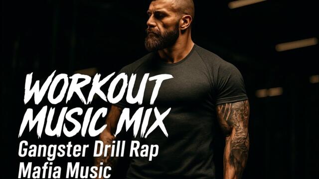 BEST WORKOUT MUSIC MIX 2025 💪 AGGRESSIVE TRAP & BASS 💪 GYM MOTIVATION - Gangster Drill Rap  VOL. 6