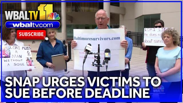 SNAP urges victims to take legal action amid changes to state law