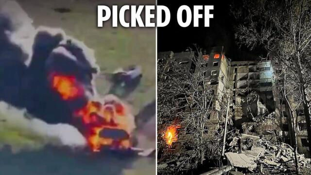 Russians hunted down by Ukraine drones as Putin breaks his own ceasefire