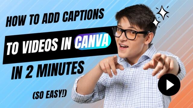 how to add subtitles to a video in Canva #canva #subtitles