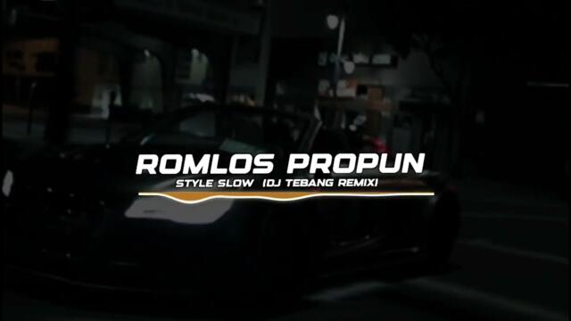 DJ ROMLOS PROPUN X BABY DONT GO (DJ TEBANG REMIX)