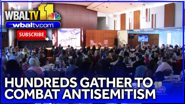 Hundreds gather for breakfast to combat antisemitism
