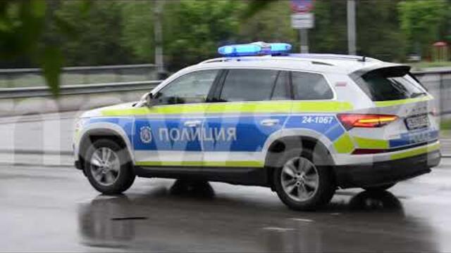 Катастрофа между полицейска кола и лек автомобил в кв. „Надежда“ 1 – сериозни материални щети